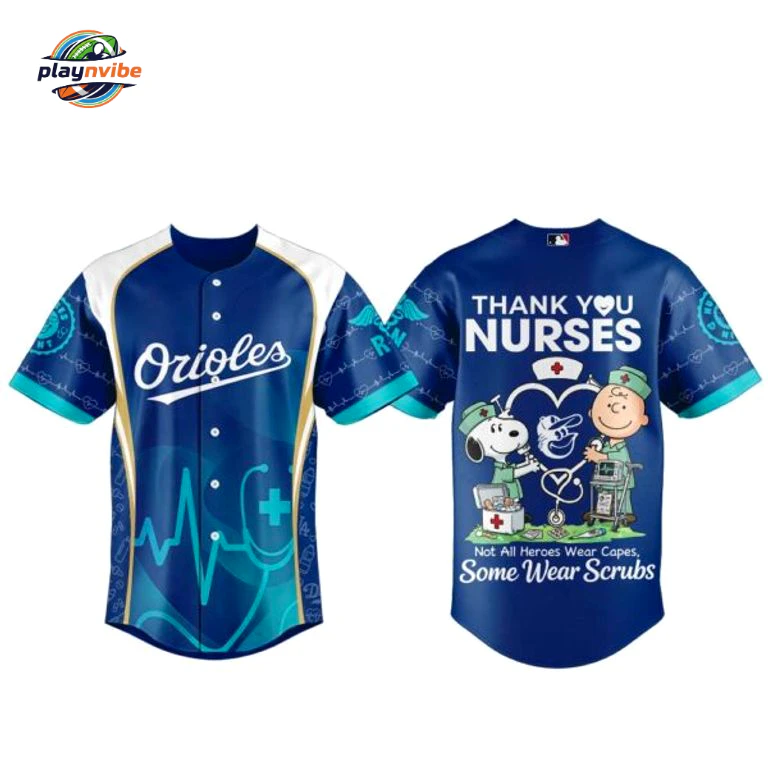 B Orioles Nurse Appreciation Night 2026 Baseball Jersey