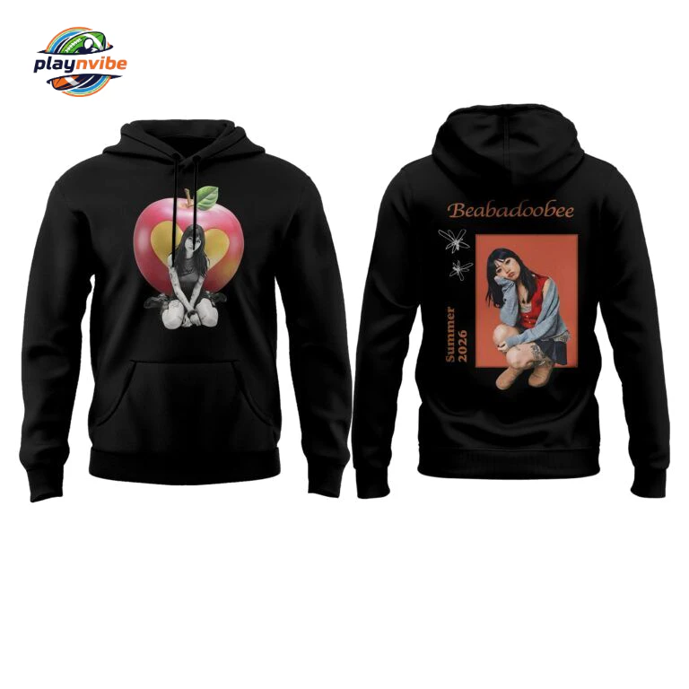 Beabadoobee Pylon Tour 2026 Black Hoodie