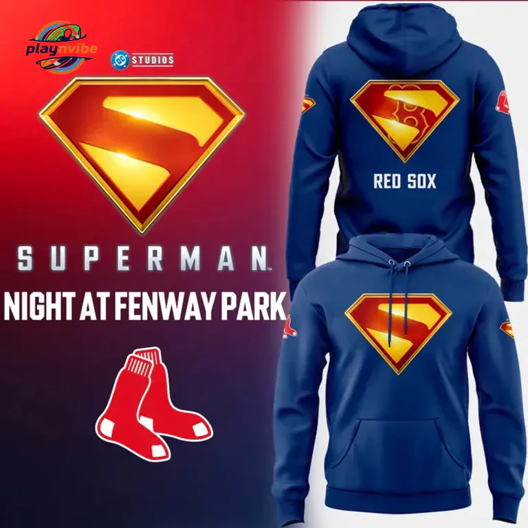 Boston Red Sox Superman Night Hoodie