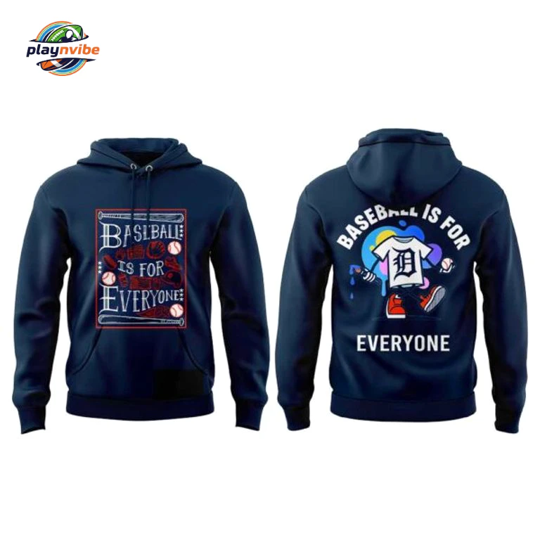 D Tigers Baseball Is For Everyone Hoodie