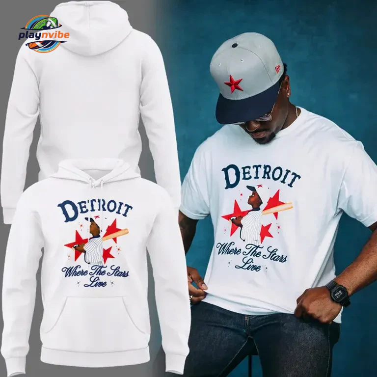 Detroit Tigers Detroit Stars White T-Shirt