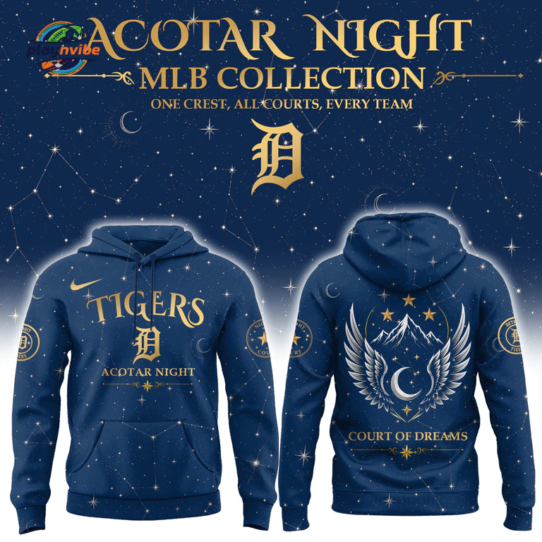 Detroit Tigers x Acotar Night Hoodie