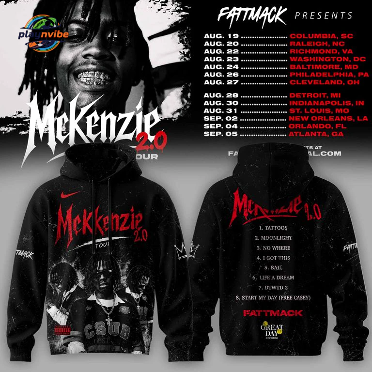 FattMack McKenzie 2.0 NO MERCY TOUR Hoodie