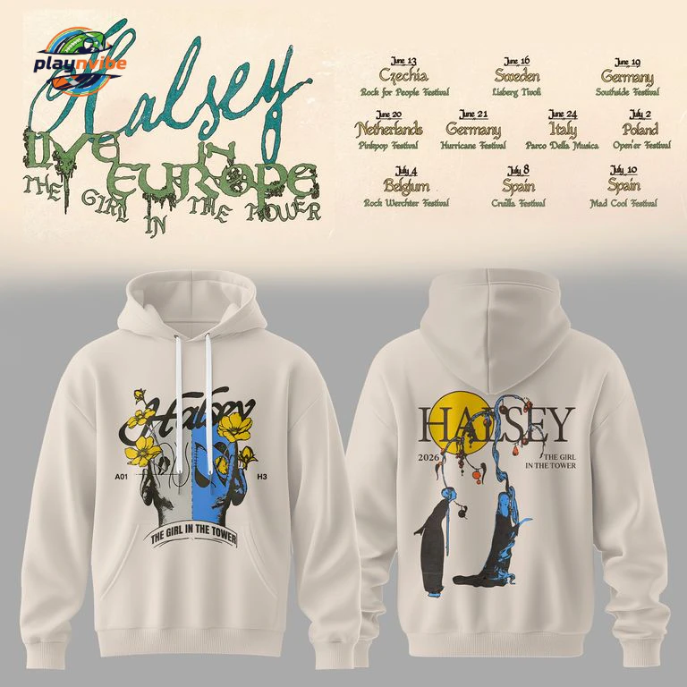 HALSEY The Girl In The Tower Europe Tour Hoodie