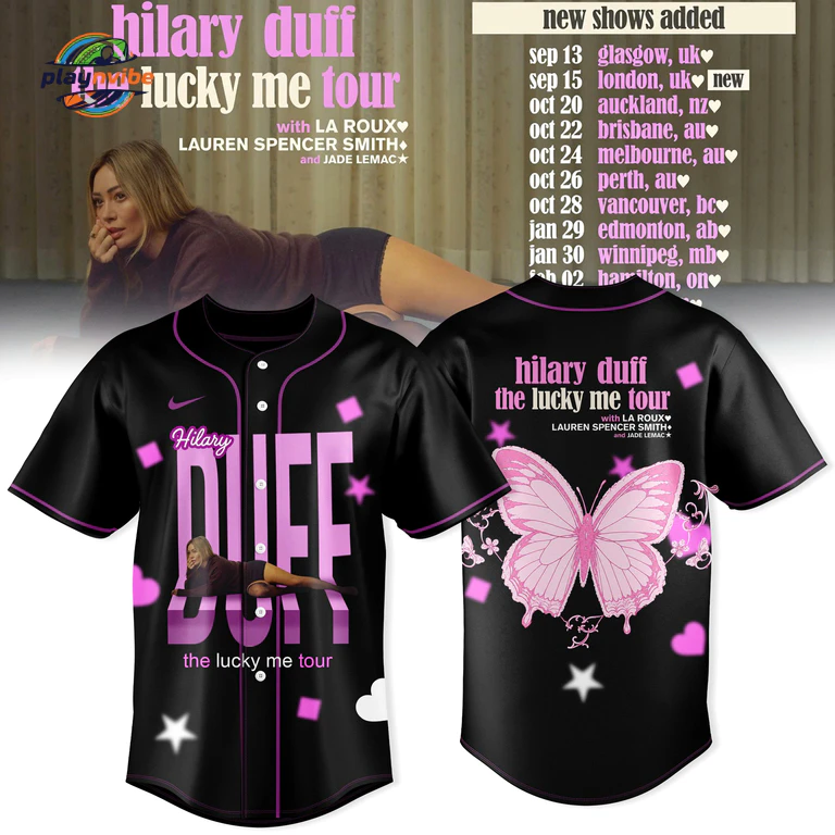 Hilary Duff Lucky Me Tour Jersey