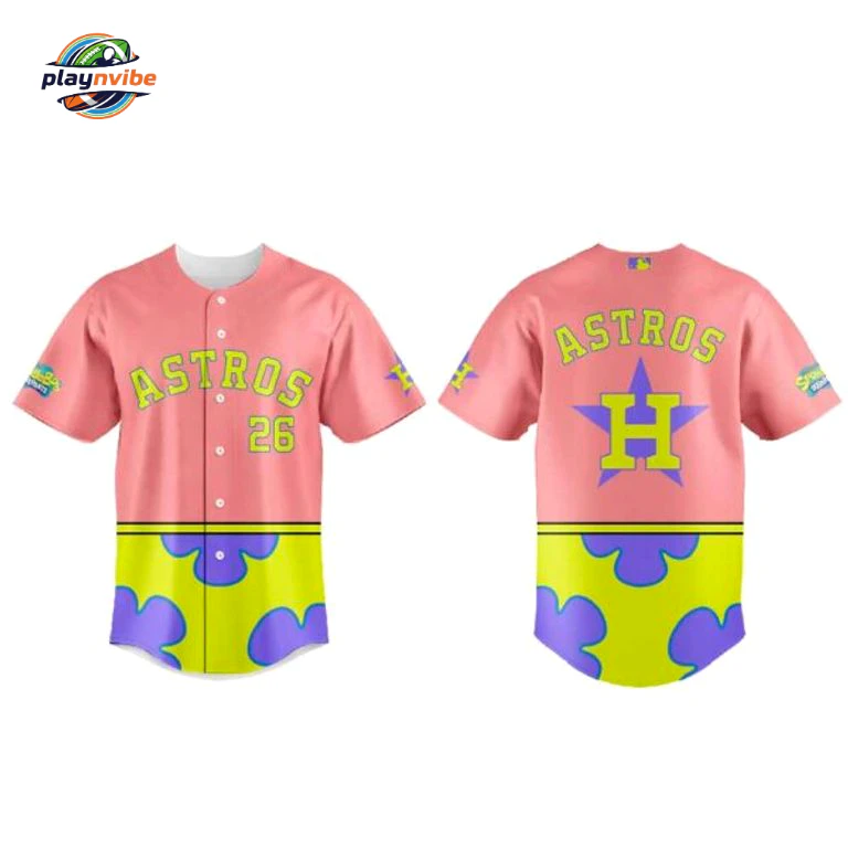 Houston Astros SpongeBob Night 2026 Edition Jersey