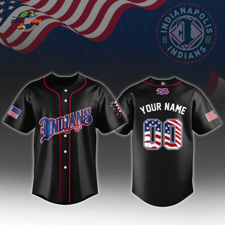 Indianapolis Indians 4TH OF JULY 250TH Jersey