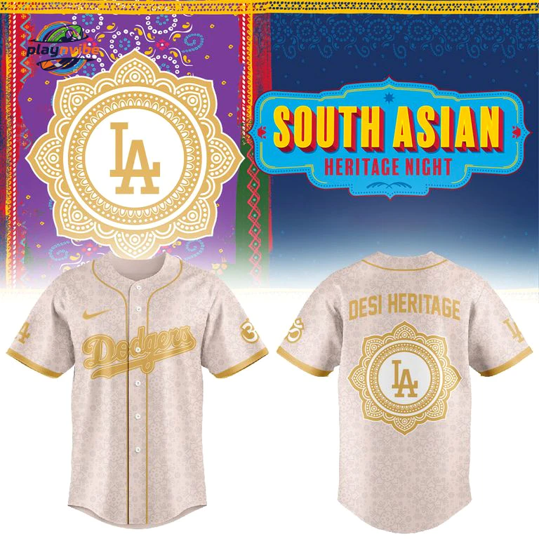 LA Dodgers Desi Heritage Night 2026 Edition Jersey