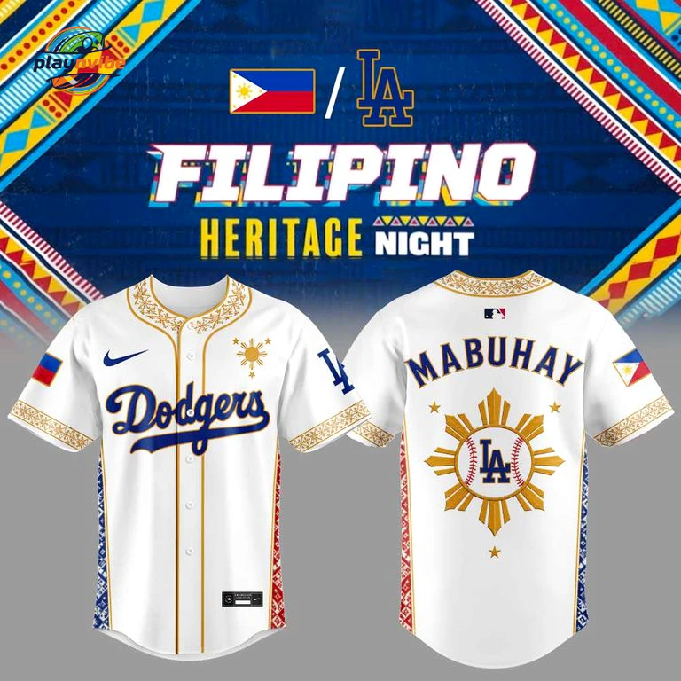 LA Dodgers Filipino Heritage Night Jersey