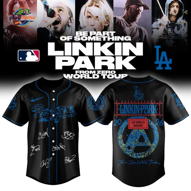 LA Dodgers x Linkin Park From Zero World Tour 2026 Jersey
