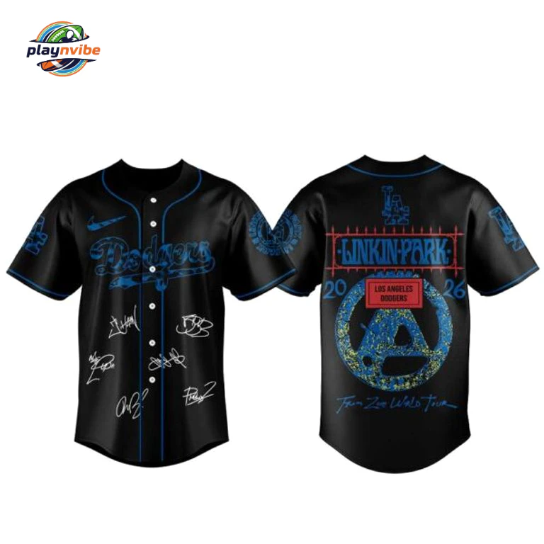 LA Dodgers x Linkin Park From Zero World Tour 2026 Jersey