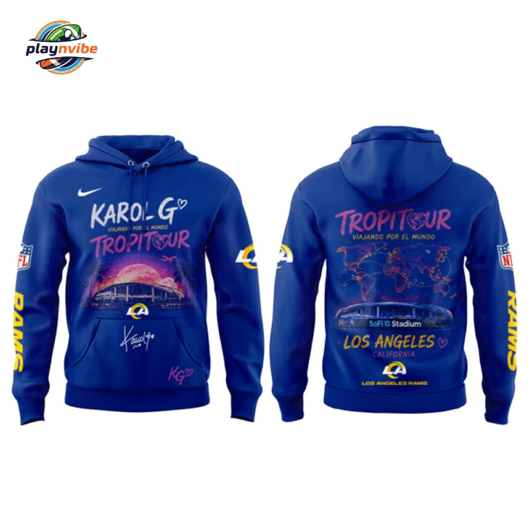 LA Rams – Karol G Viajando Por El Mundo Tropitour Hoodie