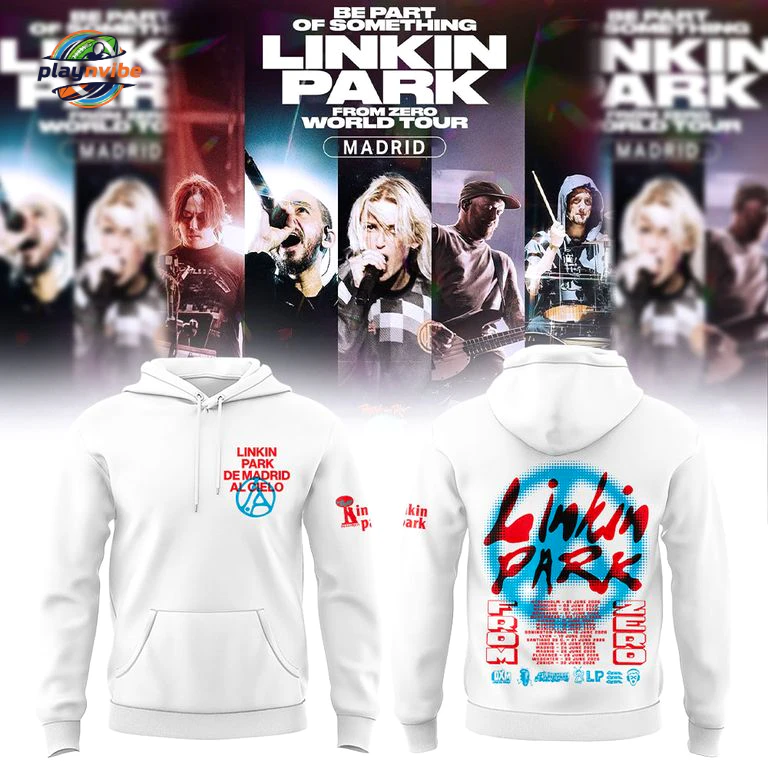 LINKIN PARK From Zero World Tour Madrid Hoodie