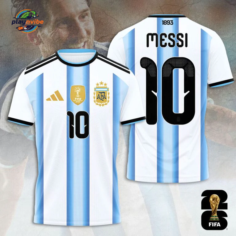 Lionel Messi x Argentina Football T-Shirt