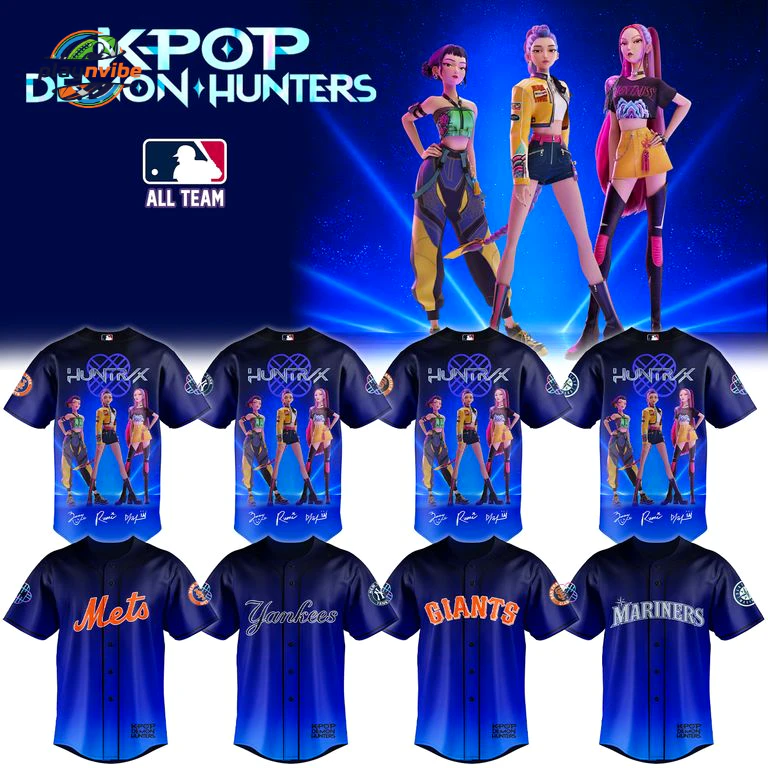 MLB x K-pop Demon Hunter Baseball Jersey