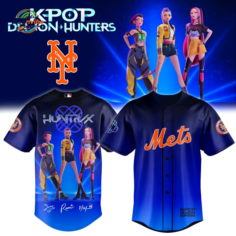MLB x K-pop Demon Hunter Baseball Jersey