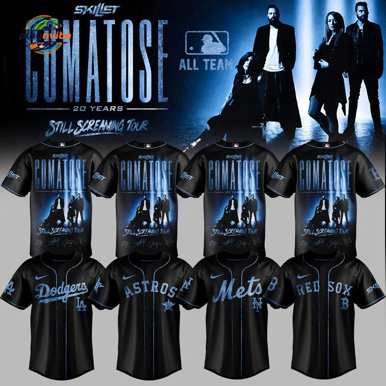 MLB X Skillet Comatose 20 Years Still Screaming Tour Jersey