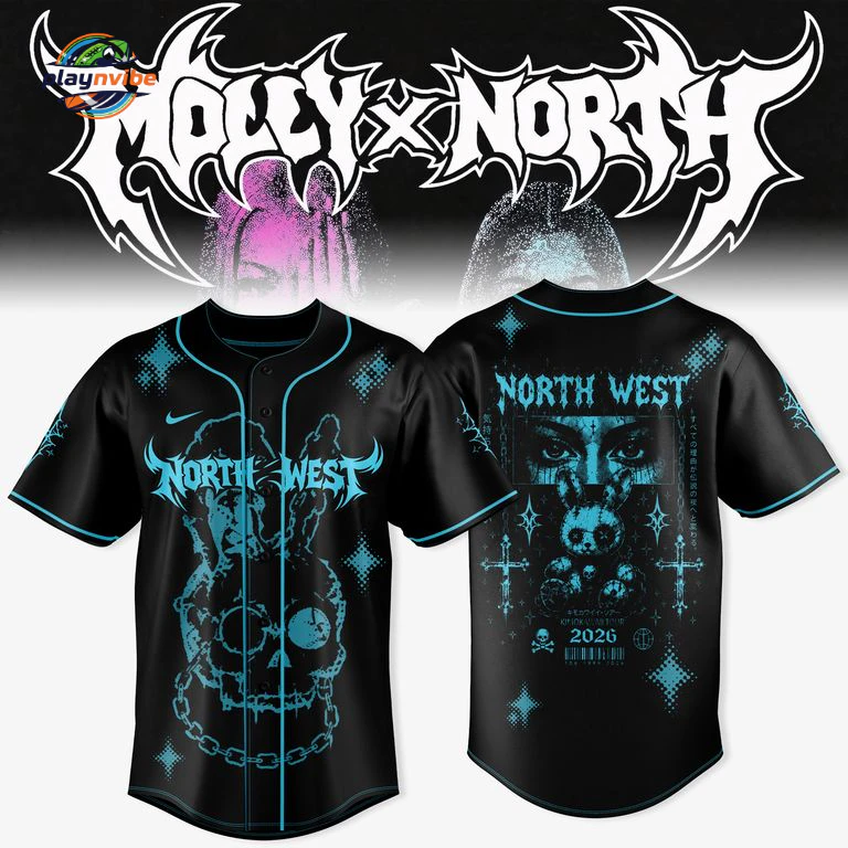 Molly Santana North West – Kimokawaii Tour 2026 Baseball Jersey