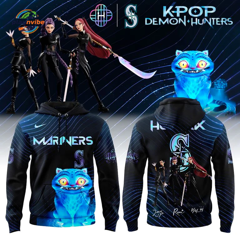 S Mariners KPop Demon Hunters 2026 Hoodie