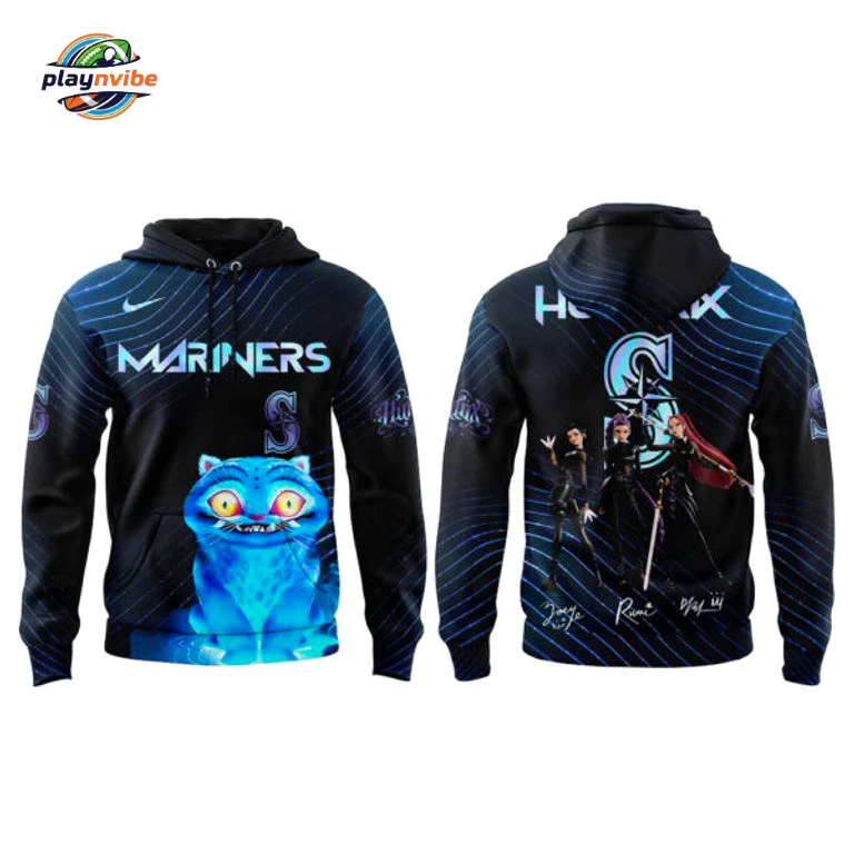 S Mariners KPop Demon Hunters 2026 Hoodie