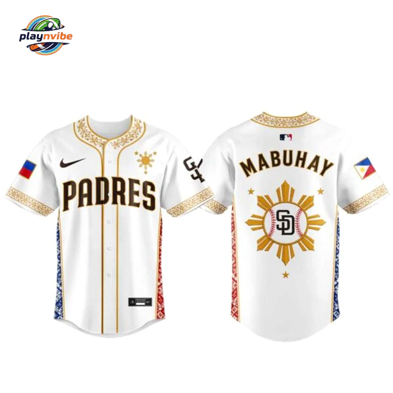 SD Padres Filipino Heritage Night Baseball Jersey