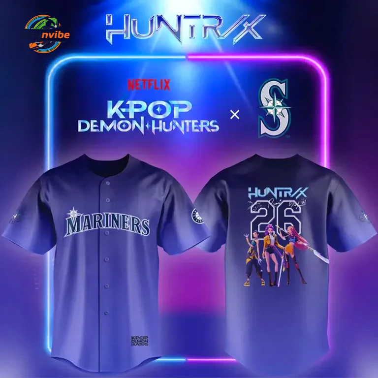 Seattle Mariners KPop Demon Hunters Night Baseball Jersey
