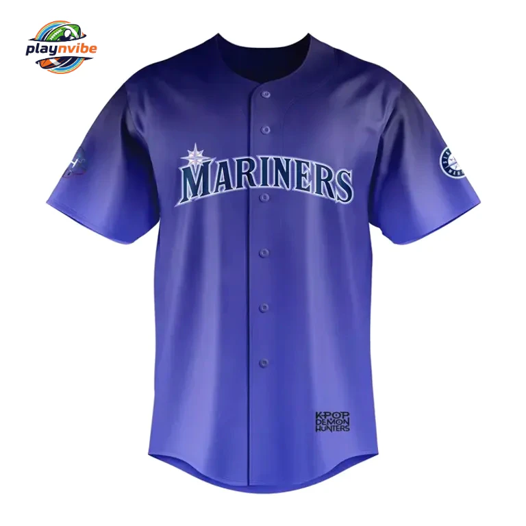 Seattle Mariners KPop Demon Hunters Night Baseball Jersey