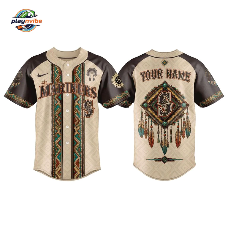 Seattle Mariners Native American Heritage Month Jersey