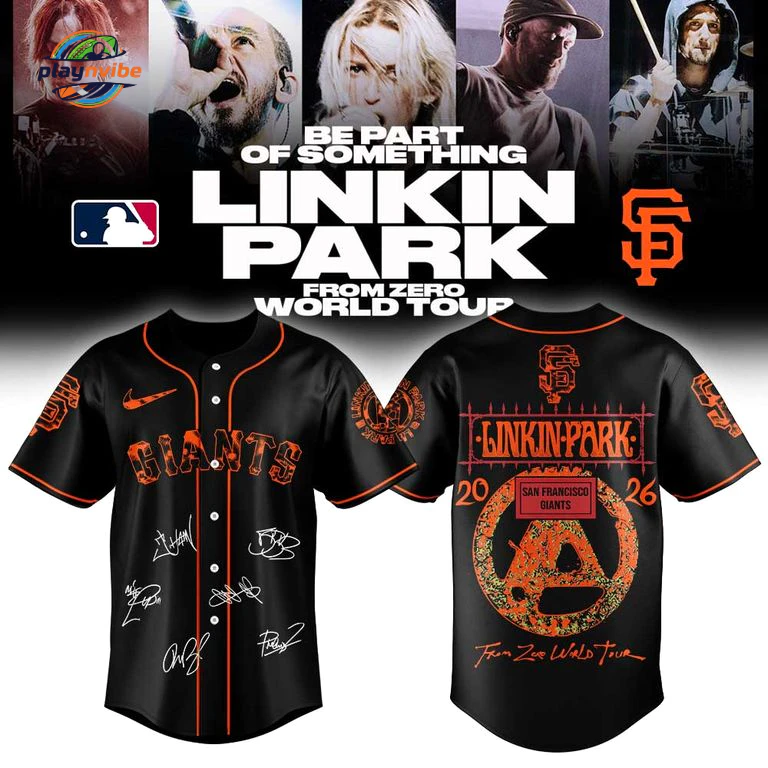 SF Giants x Linkin Park From Zero World Tour 2026 Jersey