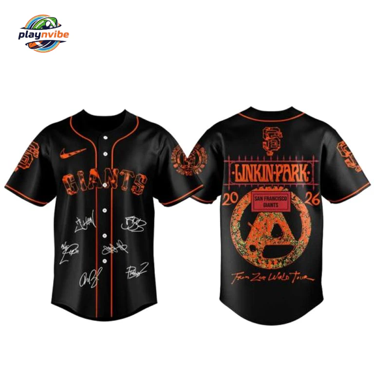 SF Giants x Linkin Park From Zero World Tour 2026 Jersey - PlaynVibe