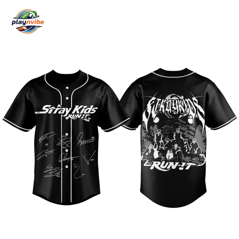 Stray Kids RUN IT World Tour Signature Jersey