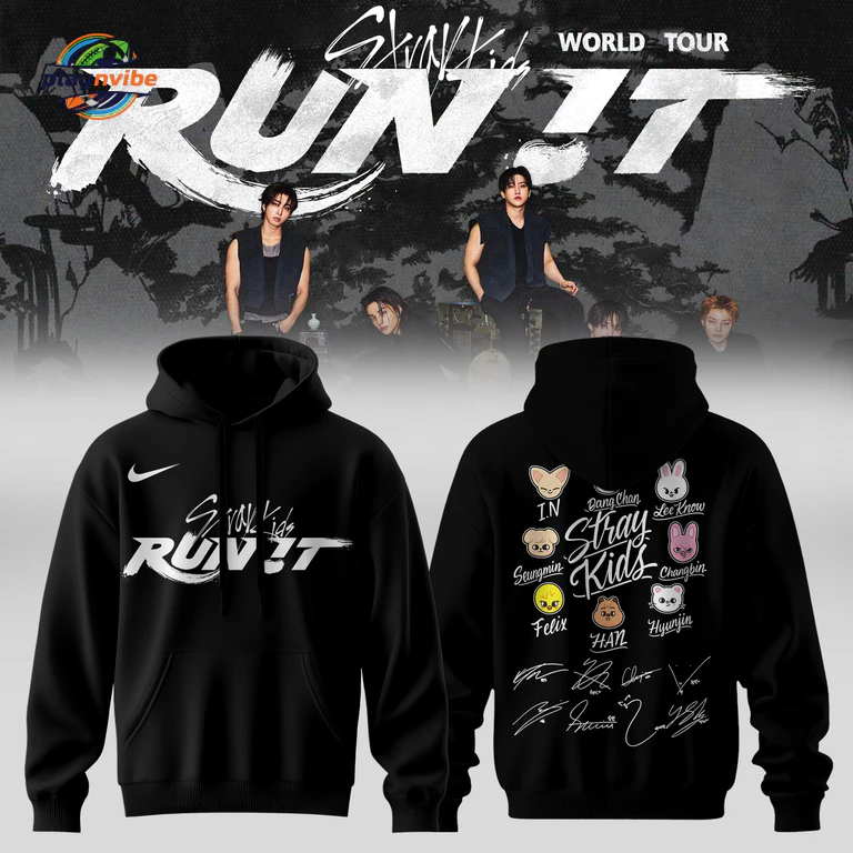 Stray Kids World Tour RUN IT Hoodie
