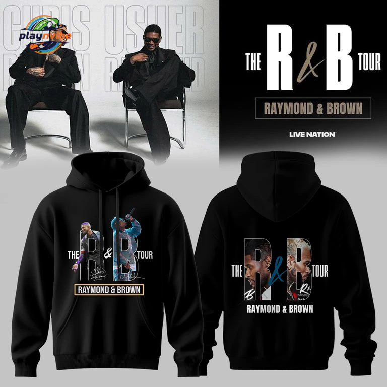 The R&B Tour 2026 Black Hoodie