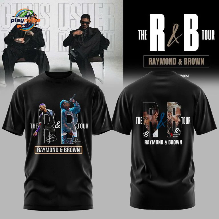 The R&B Tour 2026 Black Hoodie