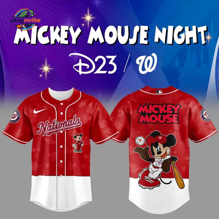 W Nationals x Mickey Mouse Jersey
