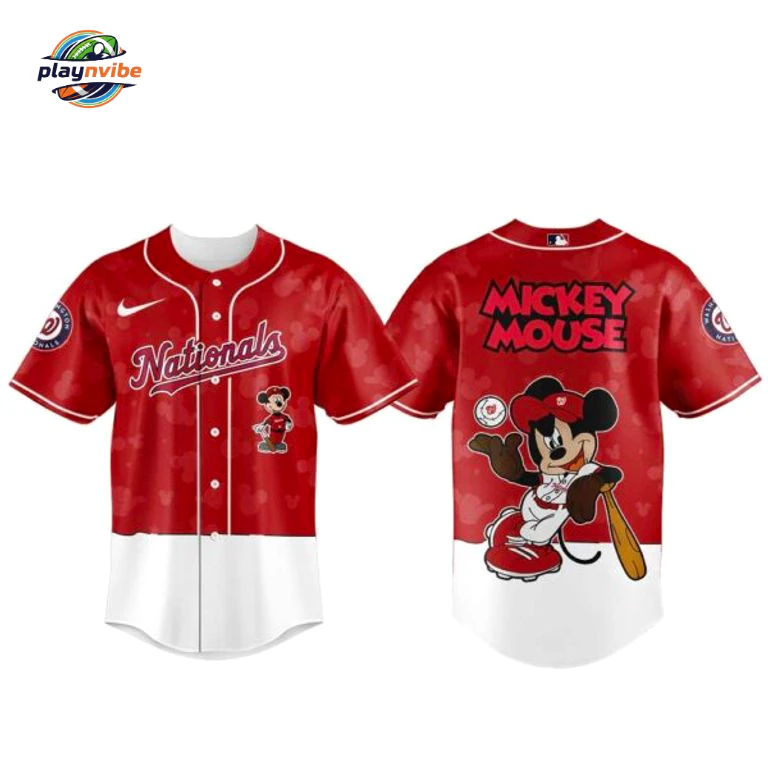 W Nationals x Mickey Mouse Jersey