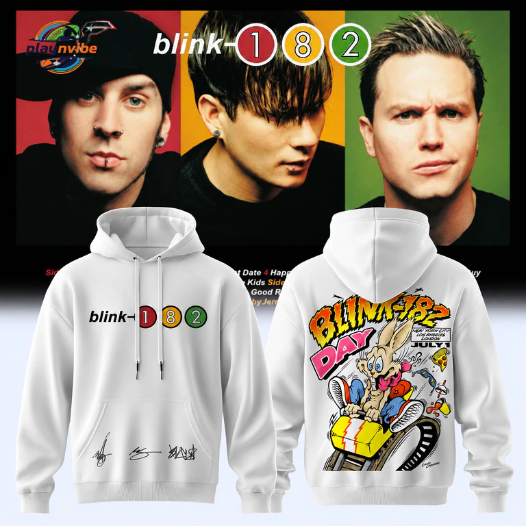 Blink-182 Day Pop-Up 25th Album Hoodie