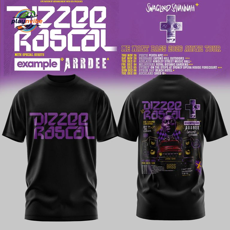 Dizzee Rascal We Want Bass 2026 Hoodie