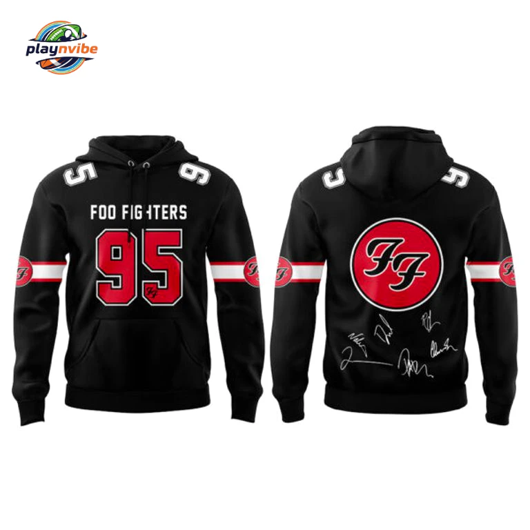 Foo Fighters feature a sporty design that evokes memories Hoodie