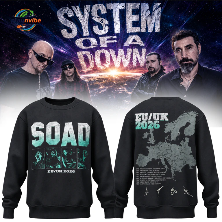 System of a Down Europe / UK Stadium Tour 2026 Hoodie