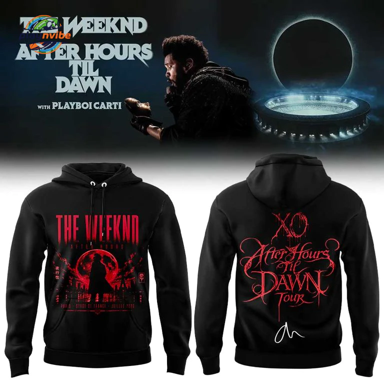 The Weeknd After Hours Til Dawn 2026 Tour Hoodie