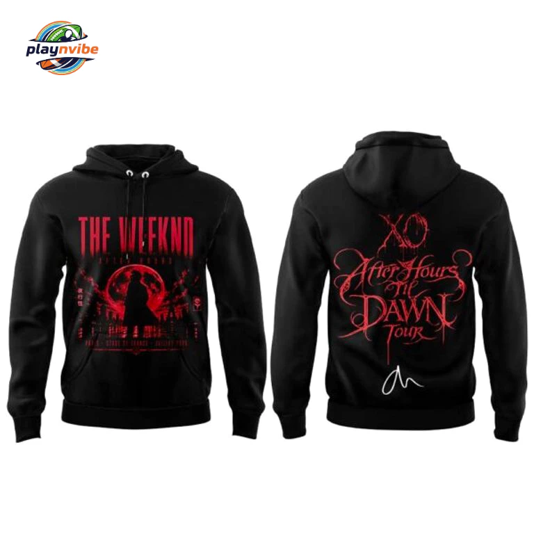 The Weeknd After Hours Til Dawn 2026 Tour Hoodie