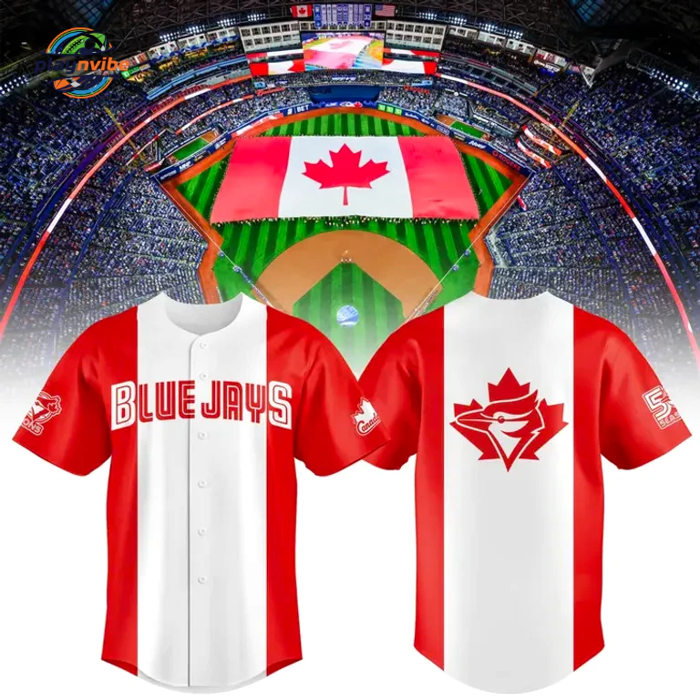 Toronto Blue Jays Canada Day Baseball Jersey Toronto Blue Jays Canada Day Baseball Jersey