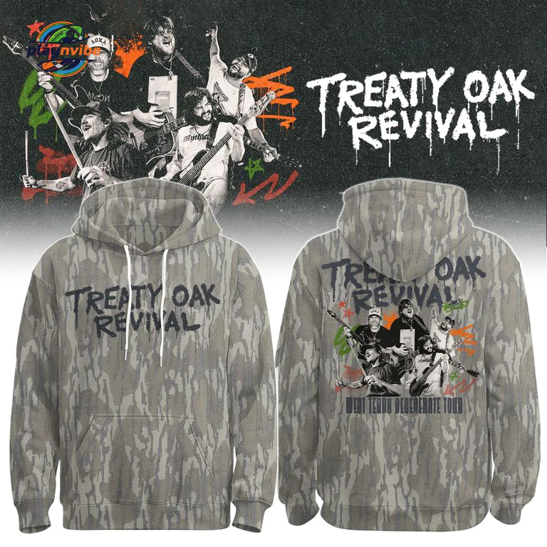 Treaty Oak Revival West Texas Degenerate Tour Hoodie