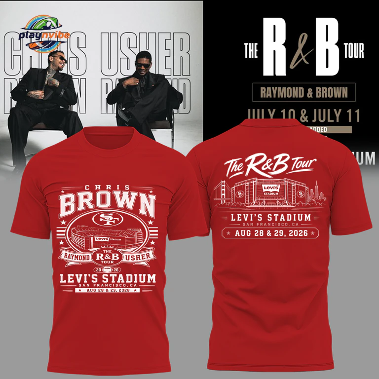 Chris Brown & Usher The R&B Tour 2026 Hoodie