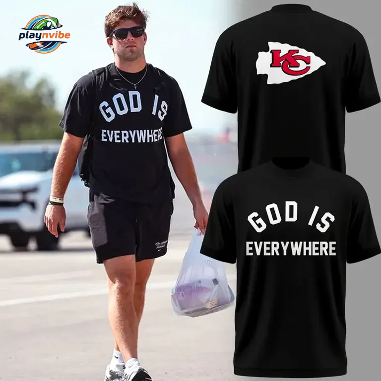 Kansas City Chiefs God Is Everywhere T-Shirt