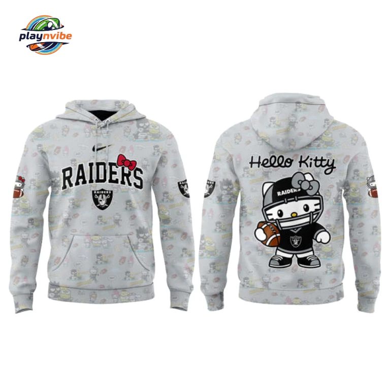 Las Vegas Raiders Hello Kitty 2026 Hoodie