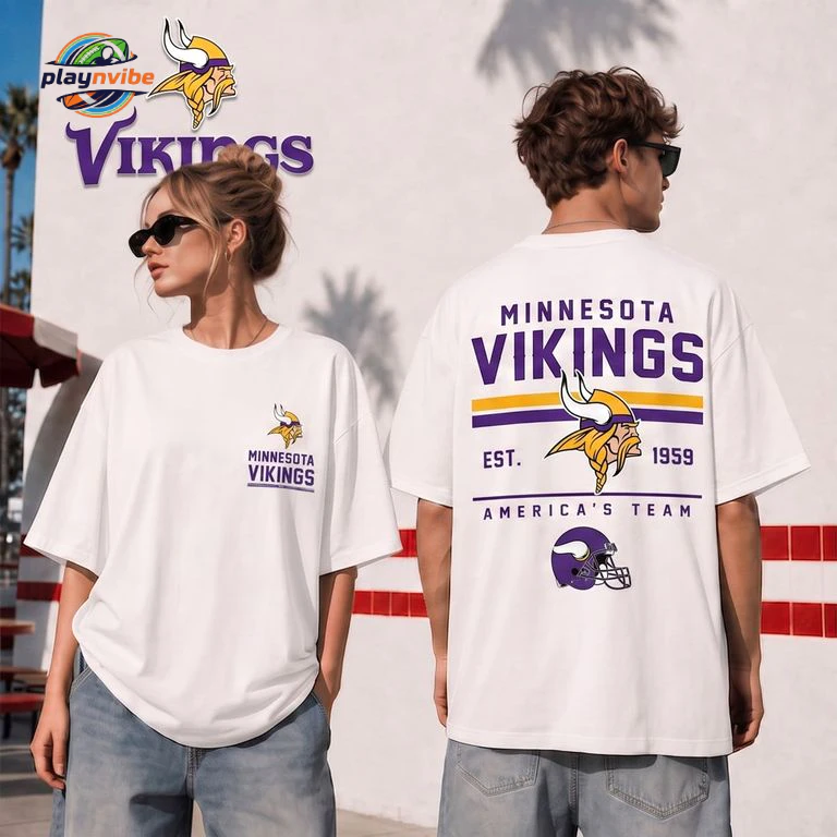 Minnesota Vikings American Football T-Shirt Minnesota Vikings American Football T-Shirt
