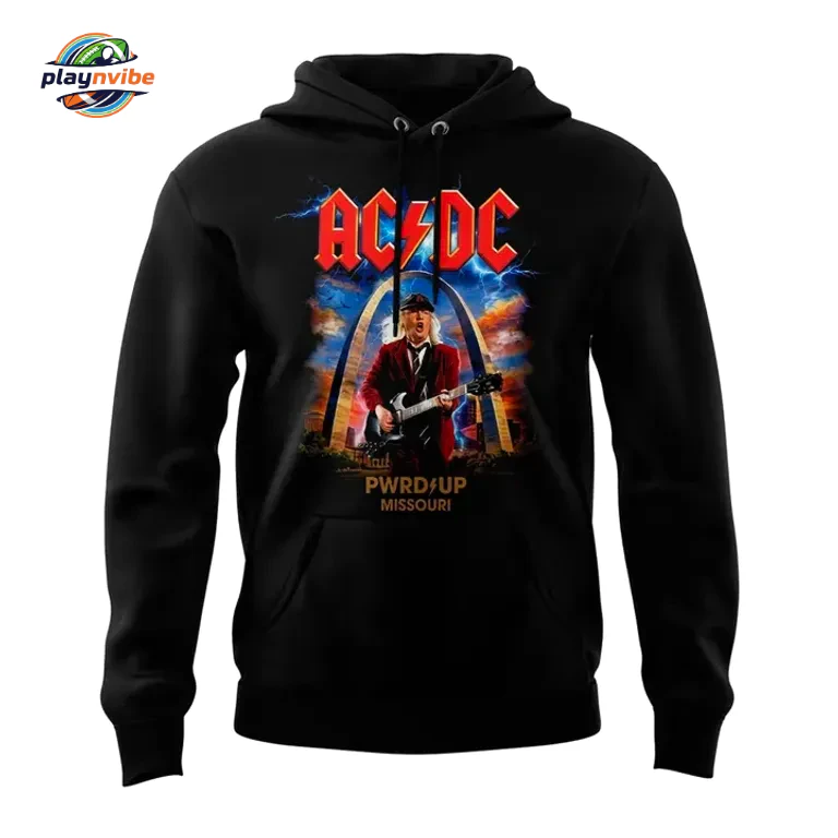 AC/DC PWR UP Tour – St. Louis 2026 Edition Hoodie