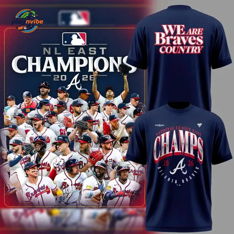 Atlanta Braves National League East Division Champions 26 Hoodie
